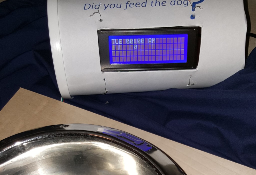 My first invention, the fully unobtrusive way to answer "did you feed the dog?"